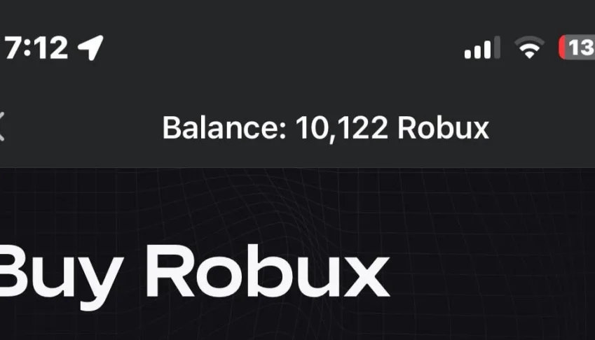 Conta com 10000 robux