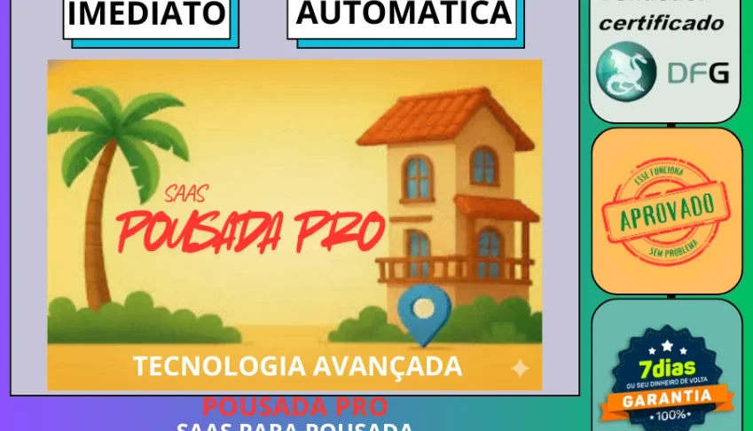Saas Sistema De Gestão Para Pousadas E Hotéis