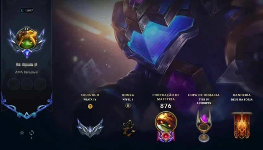 Conta lol com 531 skins  nv1097