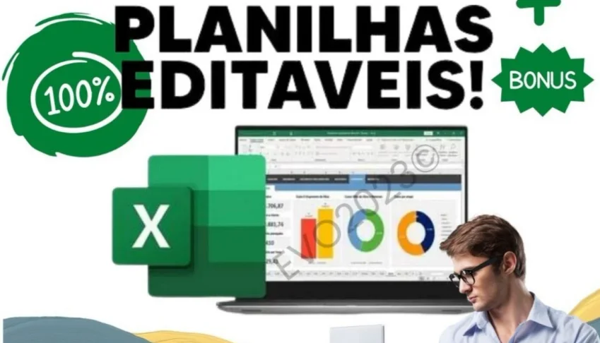 12 mil planilhas Excel