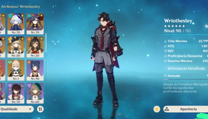 ✨Conta Genshin Impact AR 57 - Vários 5 Estrelas✨