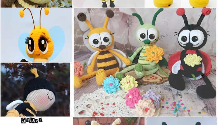 Receitas Amigurumi - 10 Abelhas
