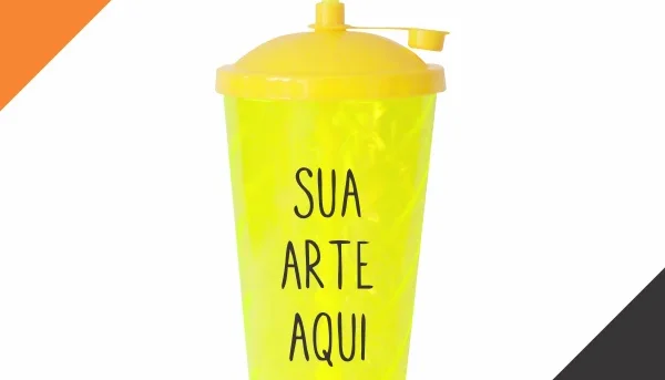 Copo Twister Amarelo
