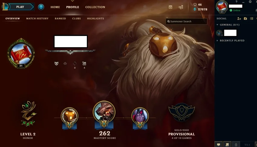 CONTA COMPLETA - ALL CAMP / 280 SKINS(VAYNE, UDYR E EZREAL)
