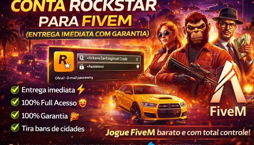 [2026] Conta Rockstar para FiveM (Entrega imediata)