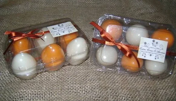 Cartela de Ovos de Sabonete