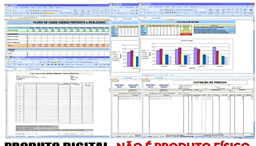 Pacote de Planilhas Excel para Gestão Diversas
