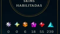 Conta Lol + Tft - + De 550 Skins - Level 596 - Dono Original