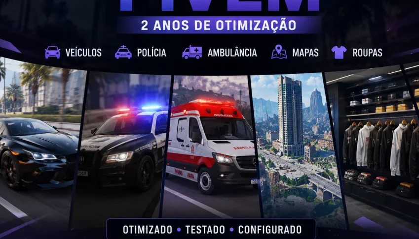 🔥 Pack Completo Fivem Ready To Use 2 Anos De Otimização 10G