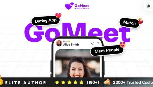 GoMeet v1.4 - Aplicativo móvel completo de namoro social