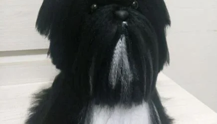 Cachorrinho Lhasa Apso - Amigurumi de Crochê