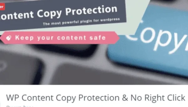 Plugin WP Content Copy Protection Pro