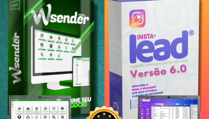 Wa Sender 3.3 + Insta Lead V6 - Vitalício Completo