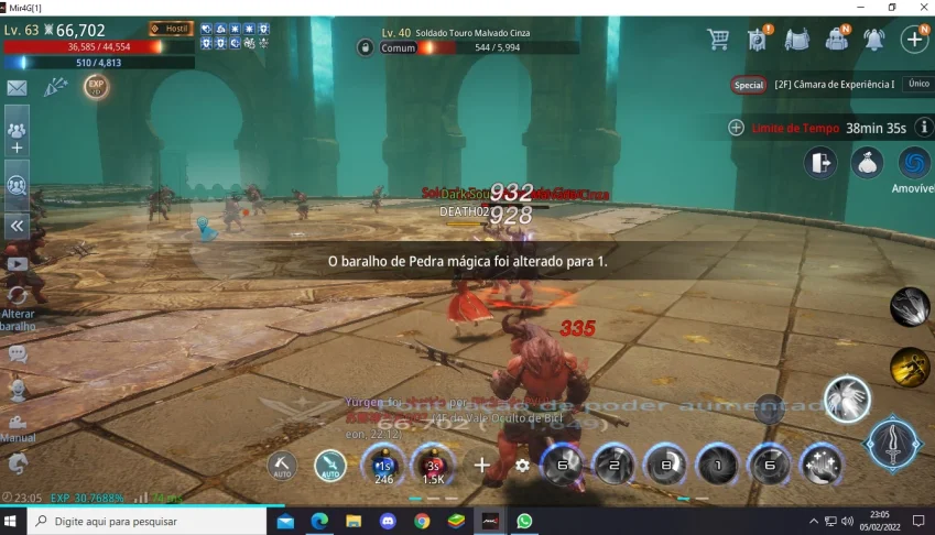 CONTA MIR4 NIVEL 63 COM 66.702 DE PODER