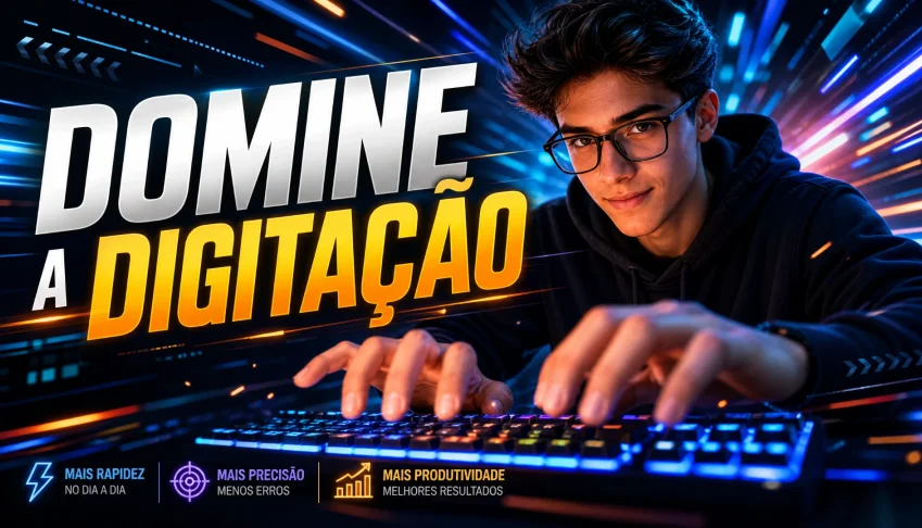 Domine a Digitação, Aprenda a Escrever com Velocidade