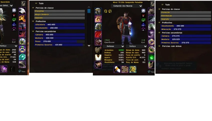Conta Wow Wrath of the Lich King