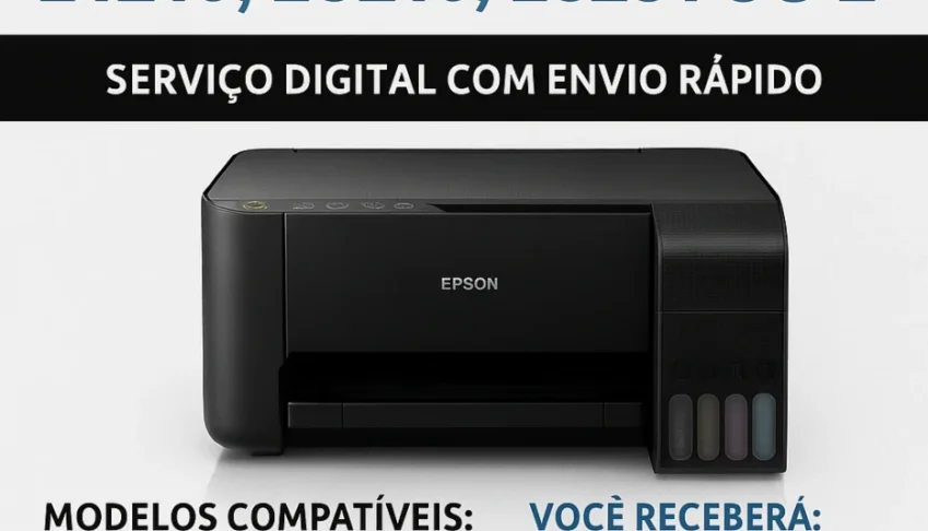 🛠️ Reset Epson L3250, L5290, L1210, L3210, L3251 ou L3260