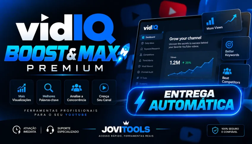 VIDIQ BOOST/MAX PREMIUM | CONTA PRIVADA | 30 DIAS