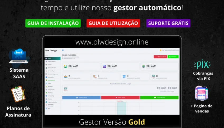 Gestor Pro v3.2.3 versão gold - Sistema de Cobranças 💻