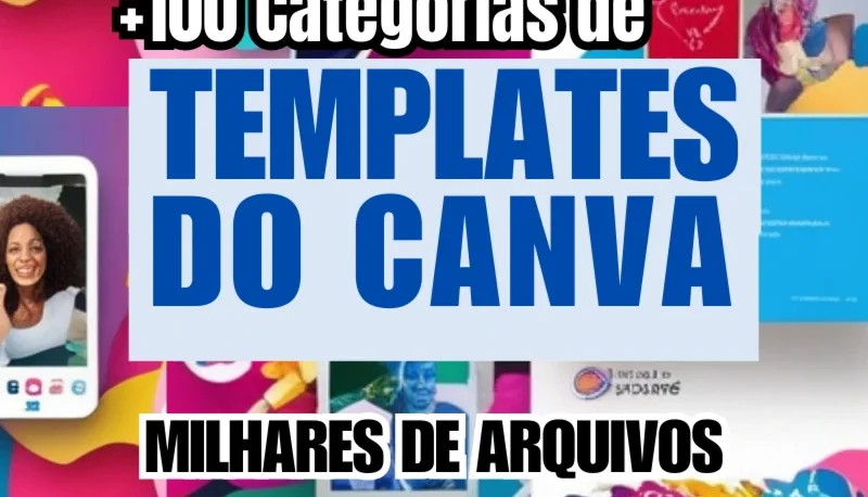 Pack de Templates Editáveis do Canva - Completo