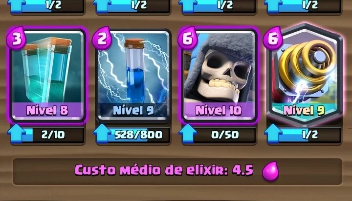 Conta Clash Royale 5 lendarias