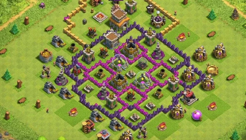 Clash of clans CV 8 mal upado