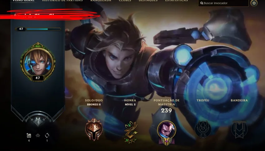 Conta de League OF Legends Lev:47 Champions:84 Skin:19