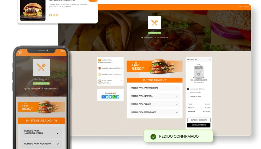 BrandX Menu - Sistema de Delivery SAAS