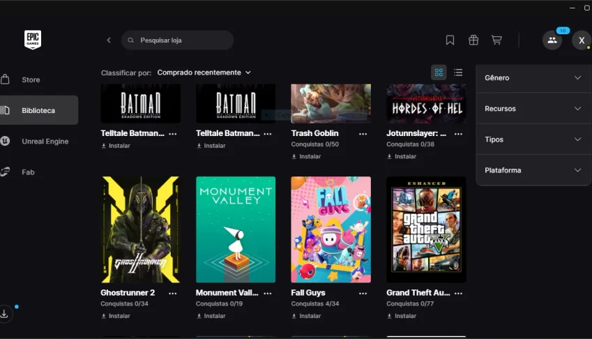 contas epic natal escolha 3 games e um gta v incluido