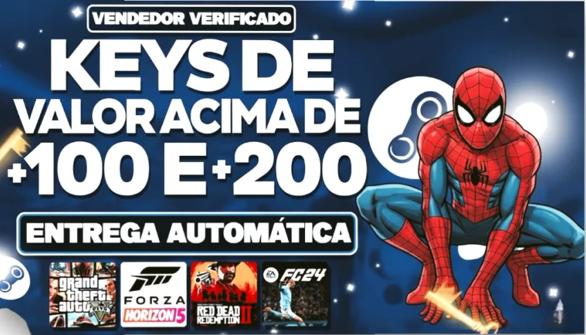 Steam Keys Jogos De 100R$ 200R$ E Key Supreme Global