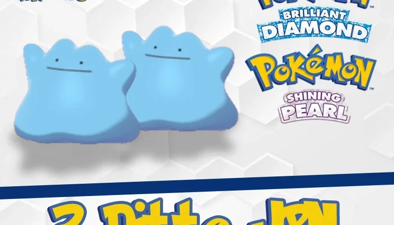 2 Ditto Japonês Jpn Shiny 6ivs +Brinde Pokémon Diamond Pearl
