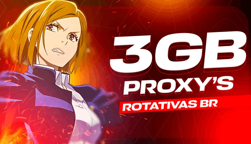 🛜 Proxy Residencial Rotativa BR - 3GB