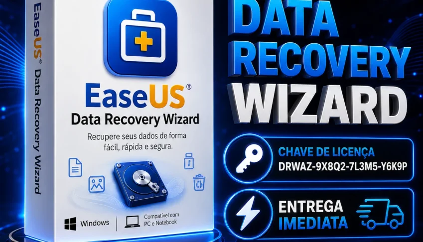 Easeus Data Recovery Wizard - 1 Pc - Original Lifetime!