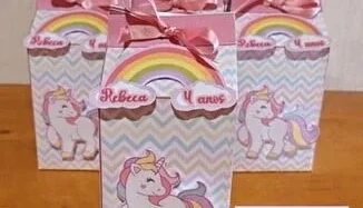 Caixa Milk Personalizada com Aplique