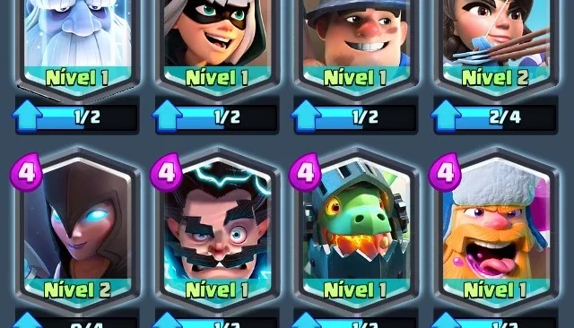Clash Royale nível 10