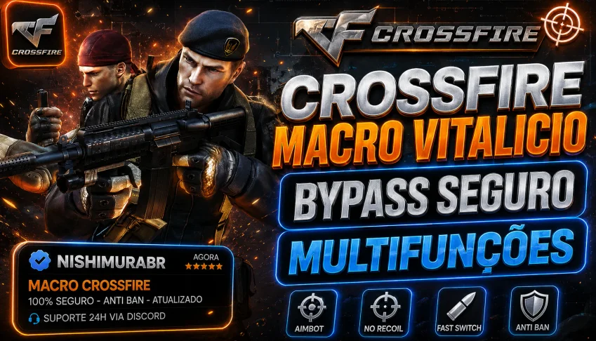 Crossfire Macro Multifunções [2026 Atualizado]⭐