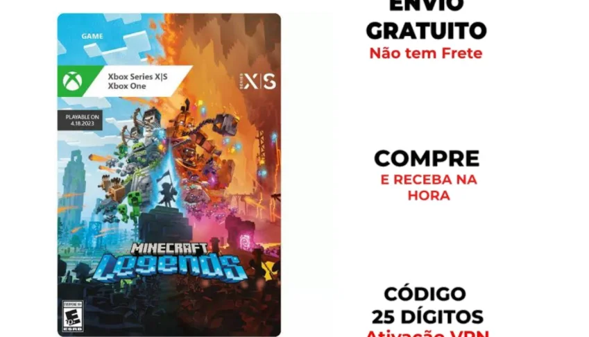 Minecraft Legends XBOX one e Séries S/X