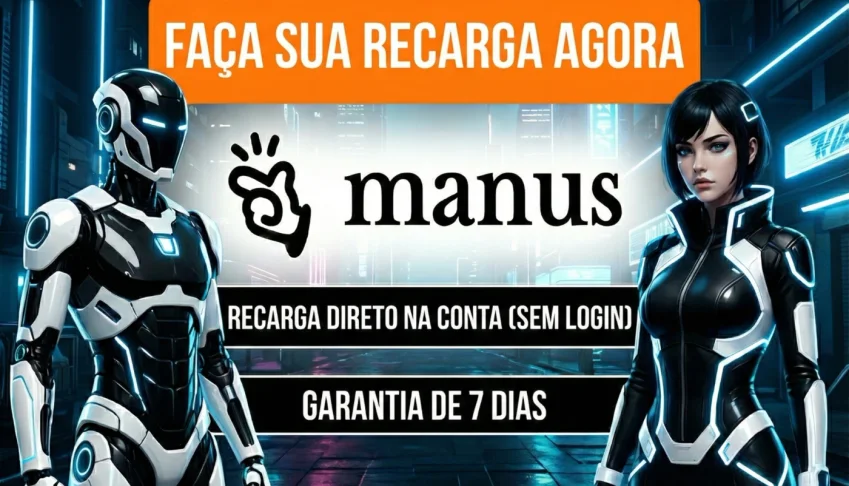 Recarga Manus Ai | Envio Dos Créditos Na Sua Conta