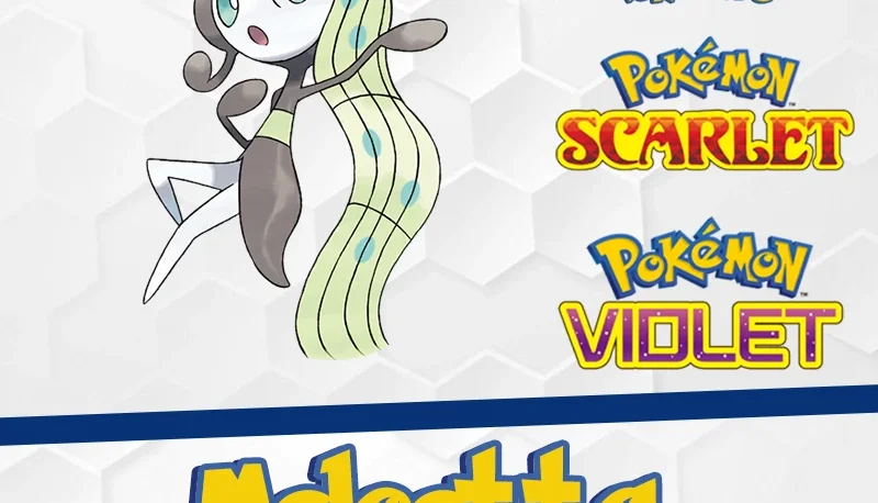Meloetta 6IVs legítima de evento - Pokémon Scarlet e Violet