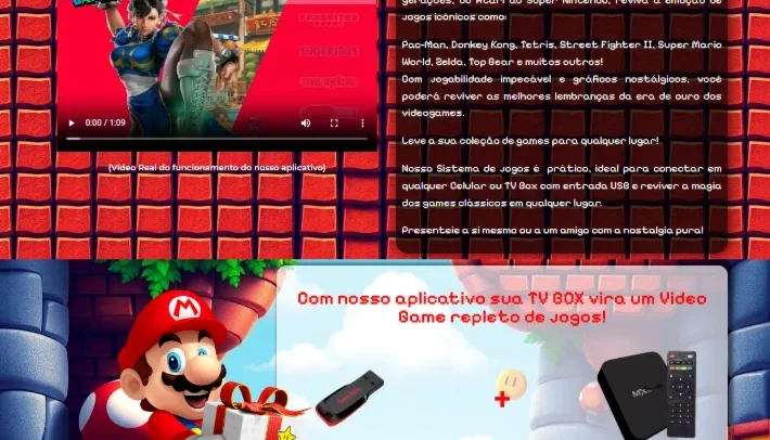 Retrobox + Página De Vendas