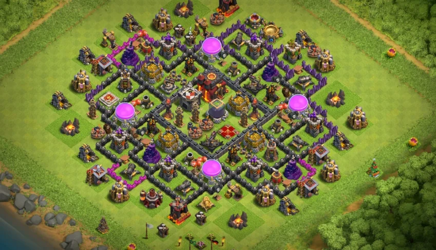 Conta clash of clans cv 10