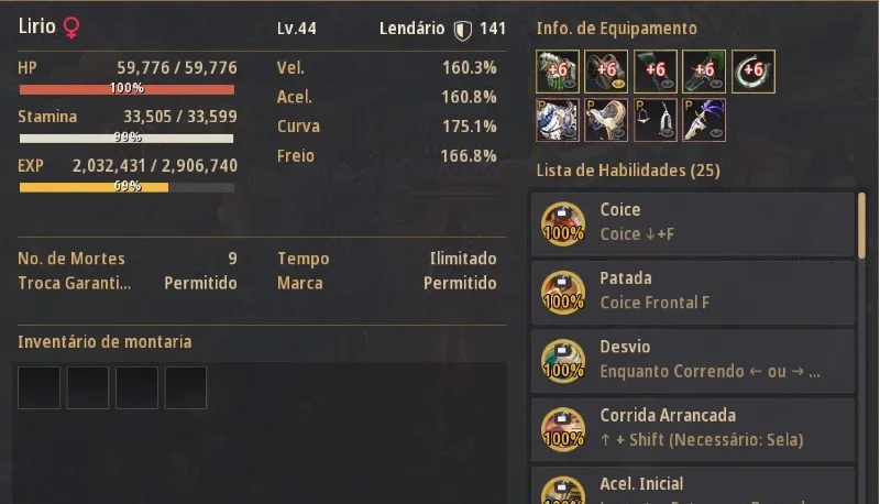 Conta Black Desert End Game