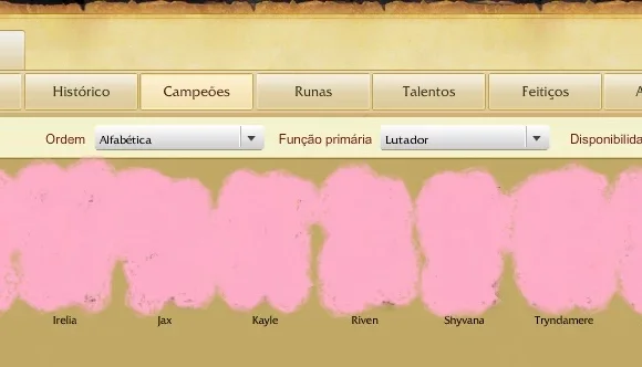 Conta League of Legends Platina 3 75 pdl/47 champs+12skins