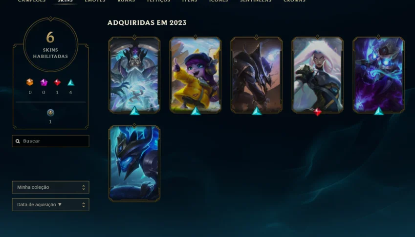 Conta LoL nova Plat 1 flex/prata 2 solo/duo bom mmr