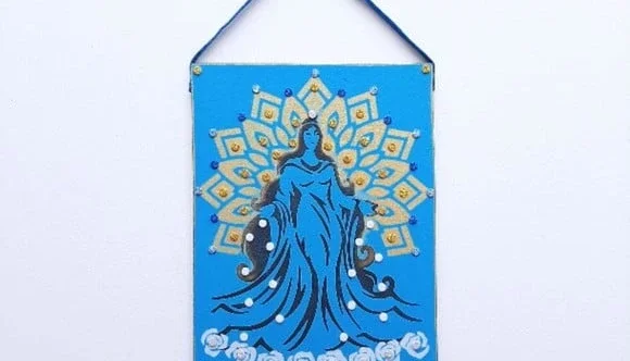 Quadro Mandala Iemanjá m