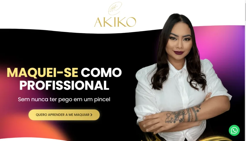 Site Curso de Maquiagem
