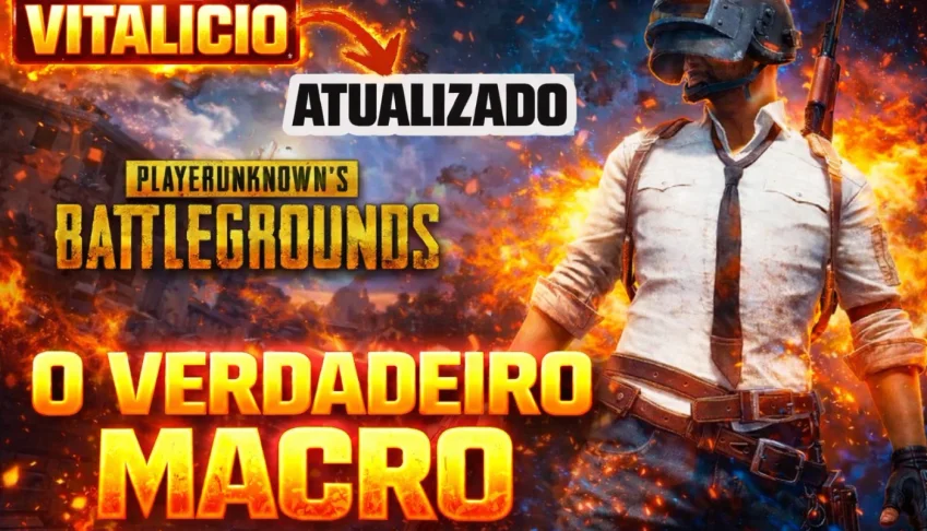 Macro - Pubg Steam E Pubg Lite - (Vitalicio) Mouses Logitech