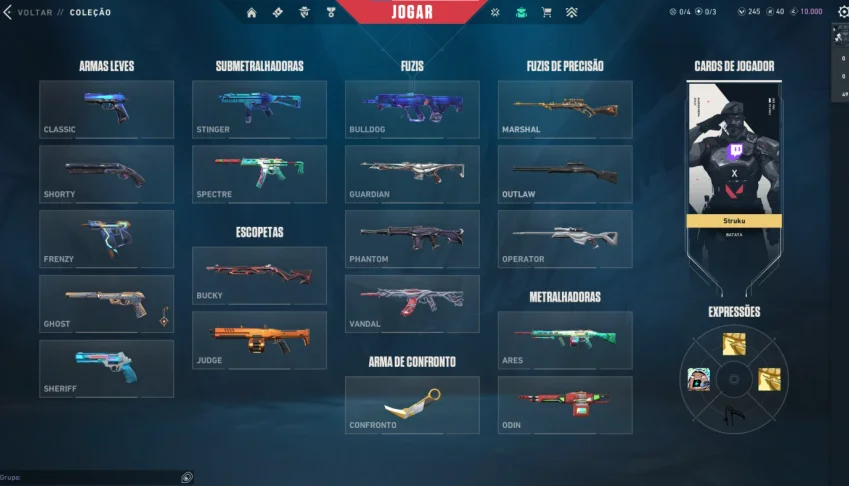 Conta Valorant -Skins E Facas
