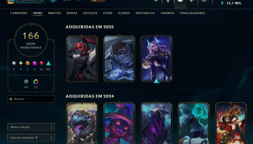 3 Contas Valorant + 3 Contas Lol
