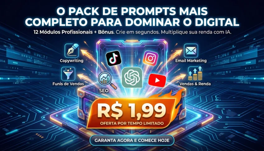 🔥Prompts Lucrativos para ChatGPT - Ganhe Dinheiro
